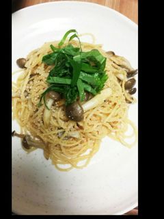 きのこのたらこバター醤油パスタ-レシピのメイン写真