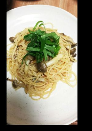 きのこのたらこバター醤油パスタ-レシピのメイン写真
