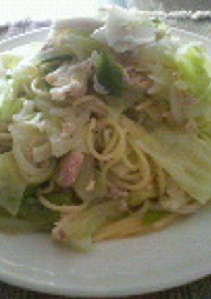 ツナとキャベツのミルクチーズパスタ-レシピのメイン写真