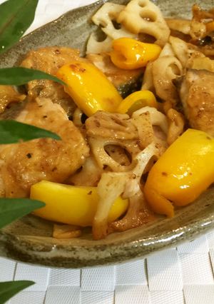 ブリと蓮根のきんぴら風-レシピのメイン写真