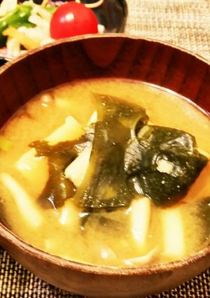 高野豆腐の味噌汁-レシピのメイン写真