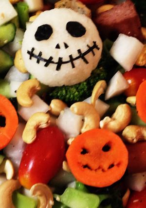 ジャックのハロウィンサラダ-レシピのメイン写真
