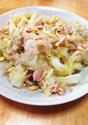 ツナで簡単♪ 野菜サラダ-レシピのメイン写真