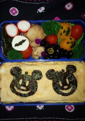 ハロウィン弁当☆ミッキー＆ミニー-レシピのメイン写真