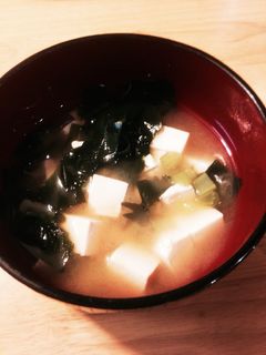 大根葉の美肌味噌汁☆妊婦-レシピのメイン写真