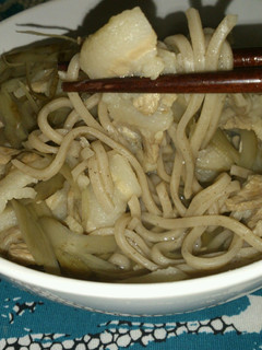 あつあつ豚肉とゴボウのお蕎麦-レシピのメイン写真