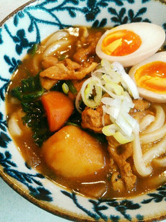 余りカレーでカレーうどん♡めんつゆで簡単-レシピのメイン写真