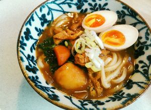 余りカレーでカレーうどん♡めんつゆで簡単-レシピのメイン写真