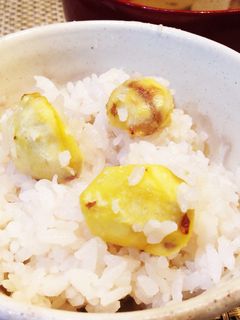 わぁい、栗ごはん! ホックホク-レシピのメイン写真