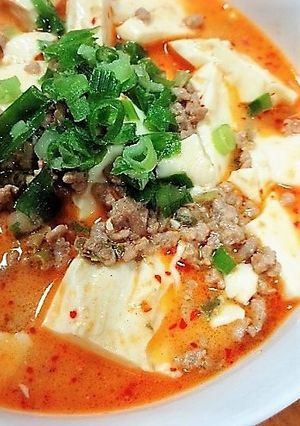 ごまだれで作る！坦々風煮込み豆腐♡-レシピのメイン写真