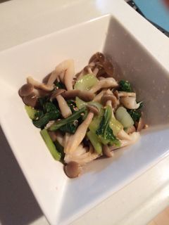 ちんげん菜としめじのおひたし-レシピのメイン写真