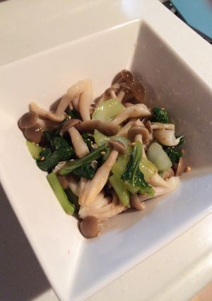 ちんげん菜としめじのおひたし-レシピのメイン写真