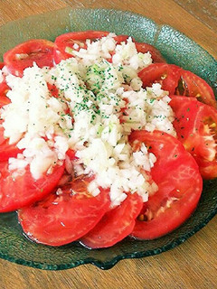 【簡単】トマトと玉ねぎのサッパリサラダ-レシピのメイン写真
