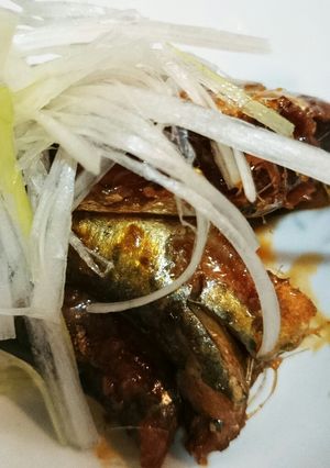 コチュジャンと赤味噌韓国風いわしの甘辛煮-レシピのメイン写真