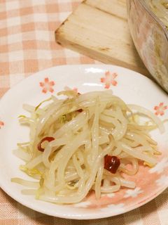 【副菜レシピ】簡単! もやしのナムル-レシピのメイン写真