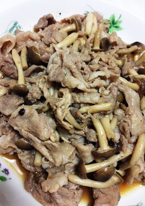 ★簡単★豚肉としめじのポン酢照り焼き-レシピのメイン写真