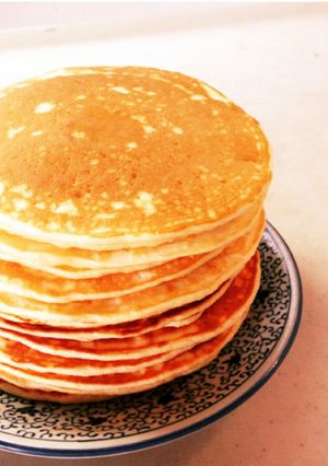 もっちもち♡かぼちゃパンケーキ-レシピのメイン写真