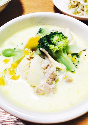 #鶏肉と野菜のミルクスープ-レシピのメイン写真