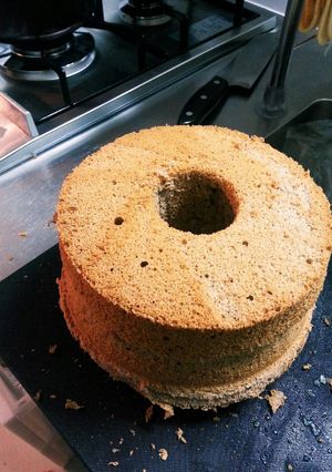 プレーンシフォンケーキ-レシピのメイン写真