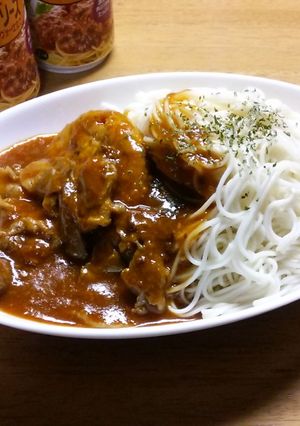 和風ミートソースのソーメン-レシピのメイン写真