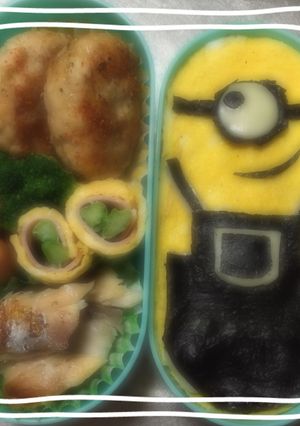 キャラ弁 ミニオン-レシピのメイン写真