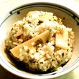 パクチー筍炊き込みご飯