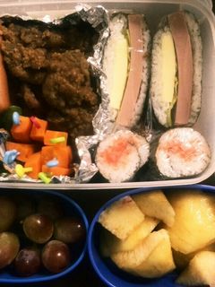 運動会★行楽弁当★おにぎらず★太巻★唐揚-レシピのメイン写真