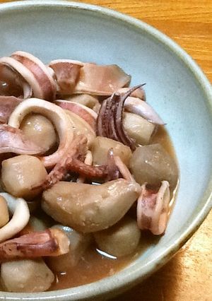 里芋&イカの煮物-レシピのメイン写真