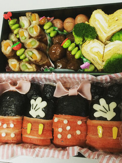 ミッキー★ミニー★シルエットキャラ弁★-レシピのメイン写真