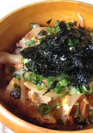 韓国風、ピリ辛親子丼-レシピのメイン写真
