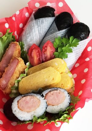 ウインナー丸ごと１本＊スティックおにぎり-レシピのメイン写真