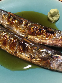 秋刀魚の塩焼き ソシエールのポン酢で-レシピのメイン写真