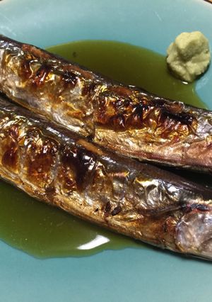 秋刀魚の塩焼き ソシエールのポン酢で-レシピのメイン写真