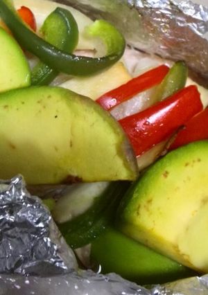 秋鮭のホイル焼き～アボカドと色々野菜～-レシピのメイン写真
