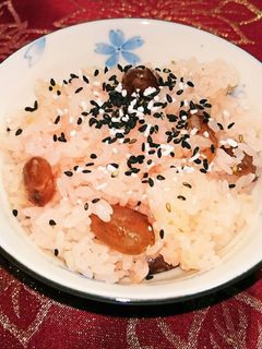 甘納豆の赤飯-レシピのメイン写真