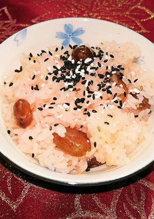 甘納豆の赤飯-レシピのメイン写真