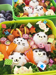 運動会☆動物おにぎりキャラ弁☆-レシピのメイン写真