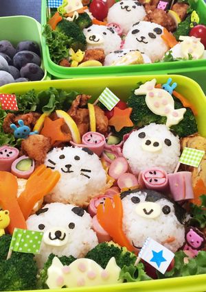 運動会☆動物おにぎりキャラ弁☆-レシピのメイン写真