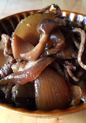 きのこ肉丼-レシピのメイン写真