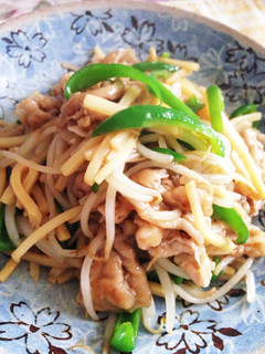 青椒肉絲風☆風ね!笑-レシピのメイン写真