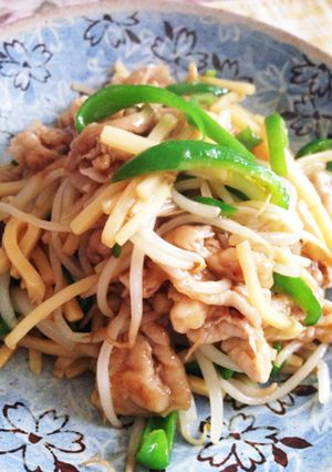 青椒肉絲風☆風ね！笑-レシピのメイン写真