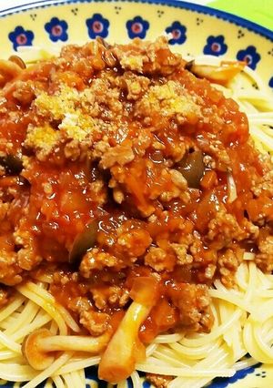 具沢山♡ケチャップでミートソース♪-レシピのメイン写真