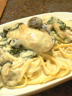 牡蠣のクリームパスタ-レシピのメイン写真