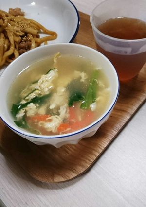 簡単❤ニラ玉中華スープ-レシピのメイン写真