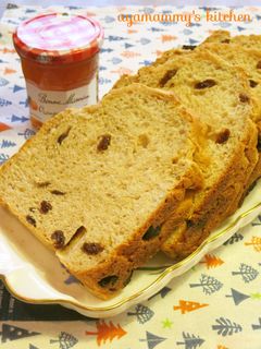 全粒粉入り☆レーズン食パン-レシピのメイン写真