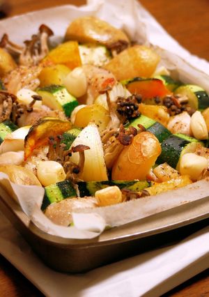 チキンのぎゅうぎゅう焼き-レシピのメイン写真