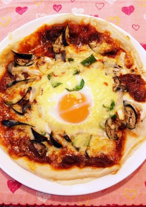 ミートソースピザ-レシピのメイン写真