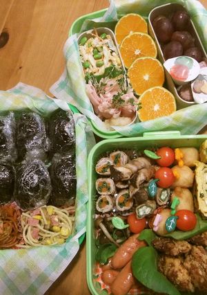 2015　小学校運動会　お弁当-レシピのメイン写真