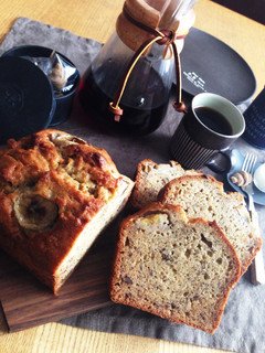 しっとりおいしい♪バナナくるみケーキ-レシピのメイン写真
