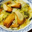めんつゆで簡単☆白菜とごぼ天の煮物